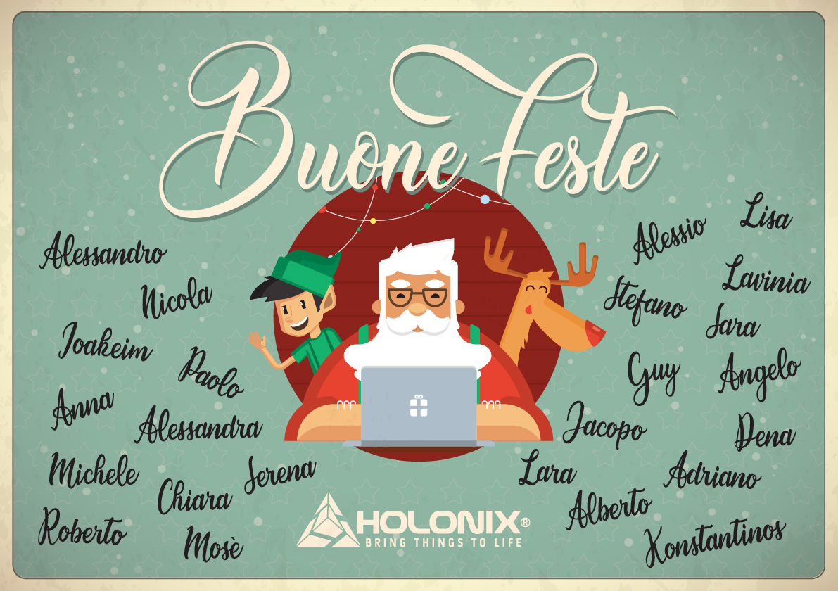 Babbo Natale ha bisogno del Tuo aiuto per entrare nel mondo 4.0 Holonix